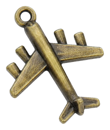 Airplane charm