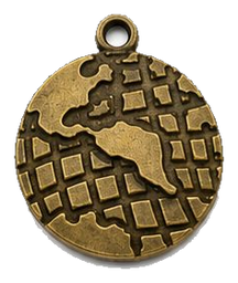 Globe charm