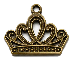 Queen crown charm